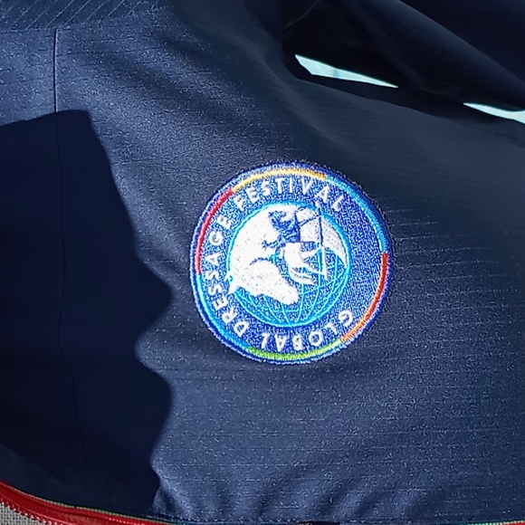 R.Pessoa By Horseware Hooded Riding Rain Jacket Size Small Navy/Red - Picture 2 of 16